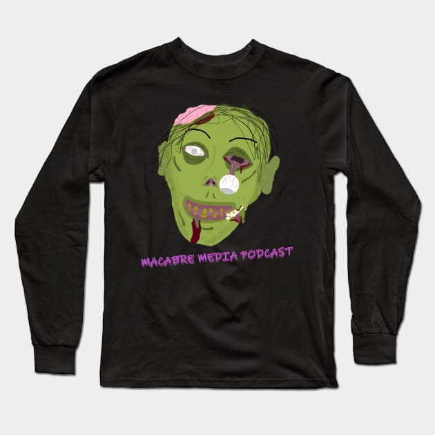 Macabre Matthew Long Sleeve T-Shirt by MacabreMediaPodcast